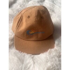 Binky Bro Flat Brim Snapback Hat Brown Adjustable Vented Holes Infant Cotton
